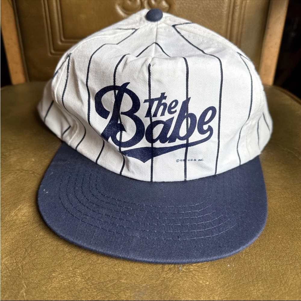 Vintage 1992 THE BABE Movie Promo Snapback Hat Babe Ruth John Goodman Ball Cap